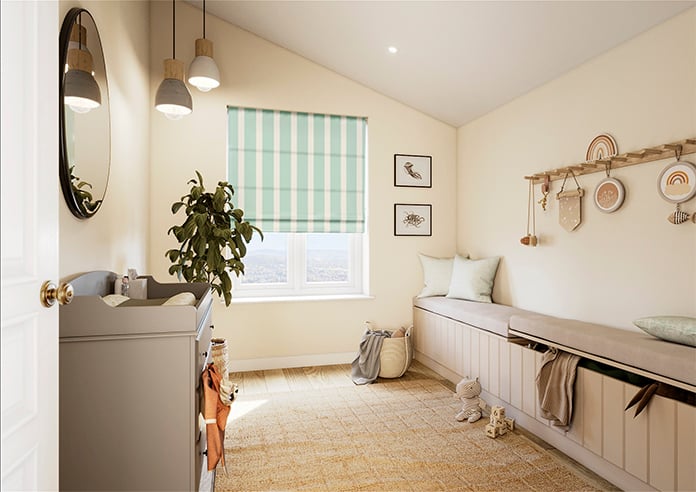 The British Stripe Co. Henry, Brighton No.3 - Twist&Fit Roman Blind - Image 7